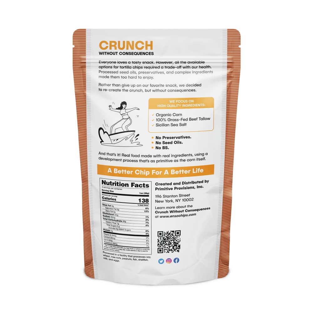 Enso Chips   -   Original Tortilla - 2 oz